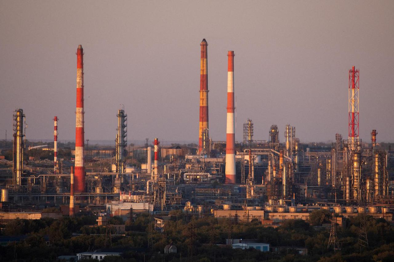 FILE PHOTO: General view of Orsknefteorgsintez oil refinery in Orsk
