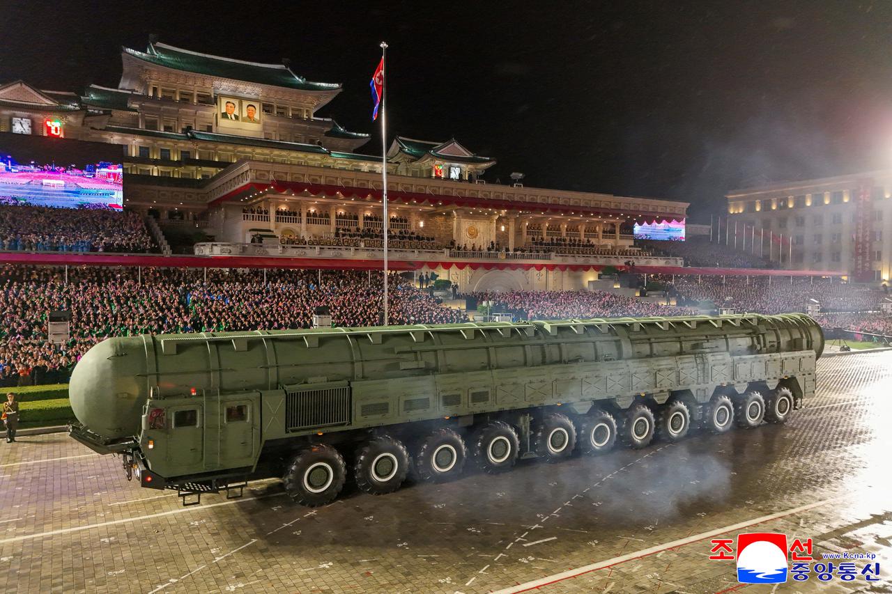 Military parade celebrating the 80th anniversary of the founding of the ruling Workers' Party of Korea (WPK), in Pyongyang