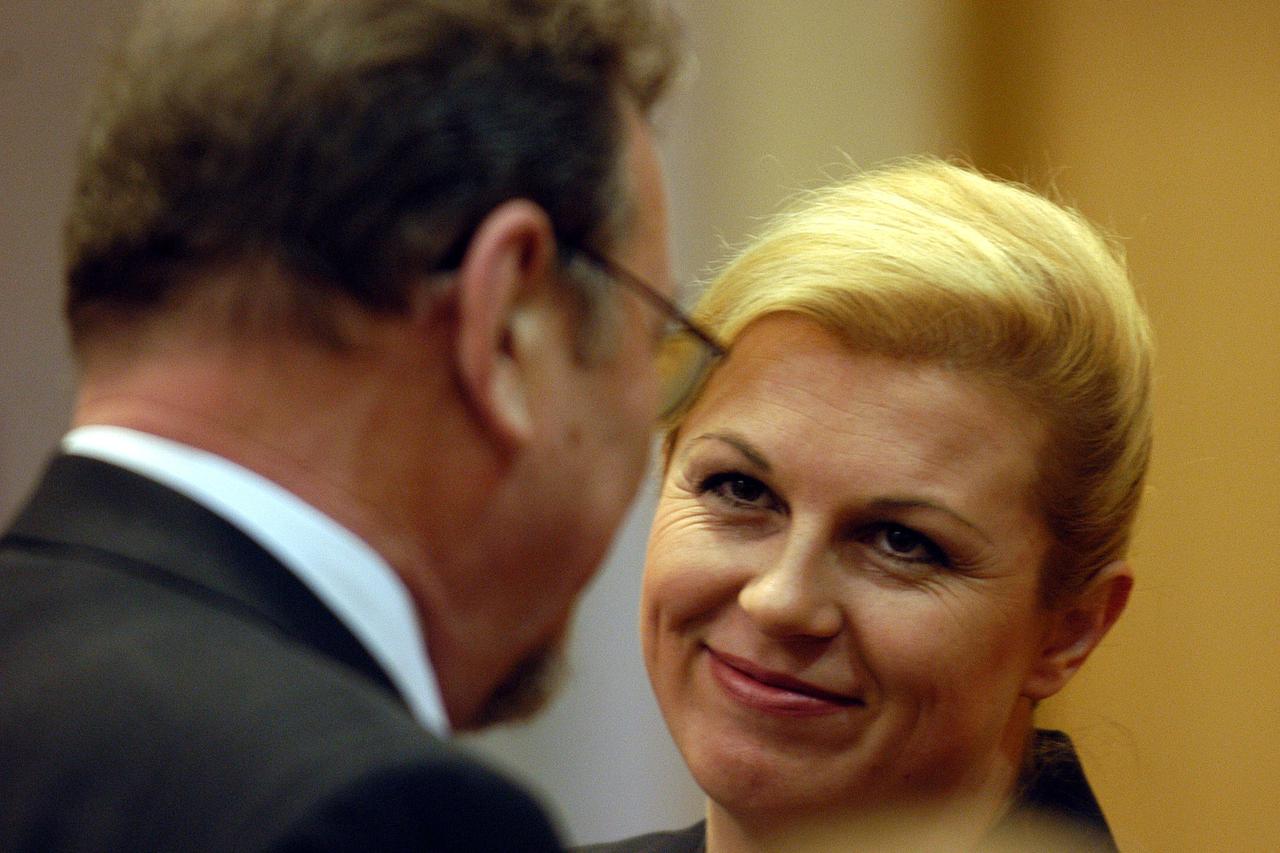 20.01.2005., Zagreb - Ministrica Kolinda Grabar - Kitarovic na sjednici Hrvatskog sabora.  Photo: Patrik Macek/PIXSELL