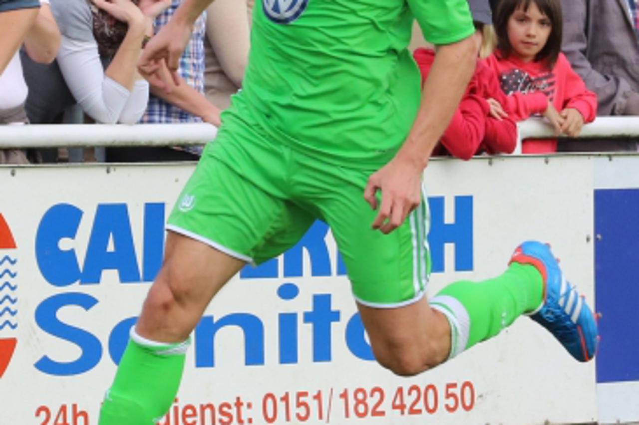'03.07.2012, Flutmulde, Gifhorn, VfL Wolfsburg vs VfL Wittingen/Su, im Bild   Ivica Olic #11 vom VfL Wolfsburg  Foto © nph / Rust *** Local Caption ***     '