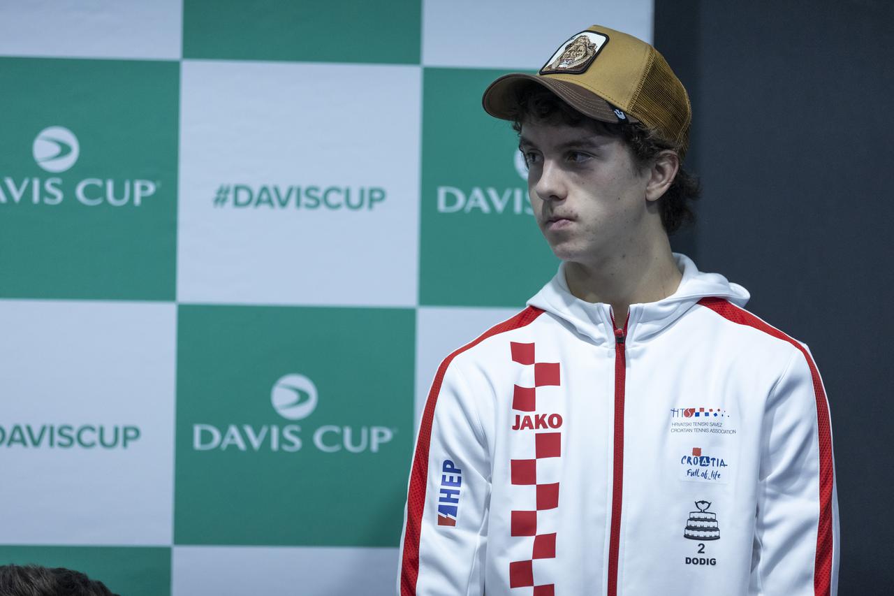 Osijek: Konferencija za medije hrvatske Davis Cup reprezentacije