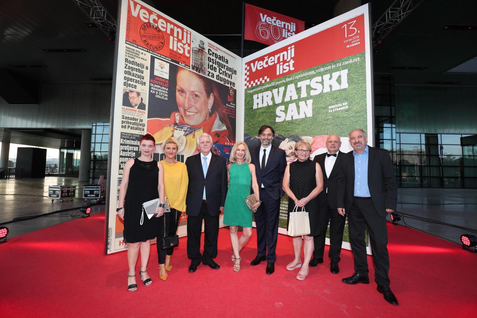 01.07.2019.,Zagreb - U MSU odrzana proslava povodom 60 godina Vecernjeg lista. Drazen Klaric , Renato Ivanus, Andrea Borosic Photo:Goran Stanzl/PIXSELL