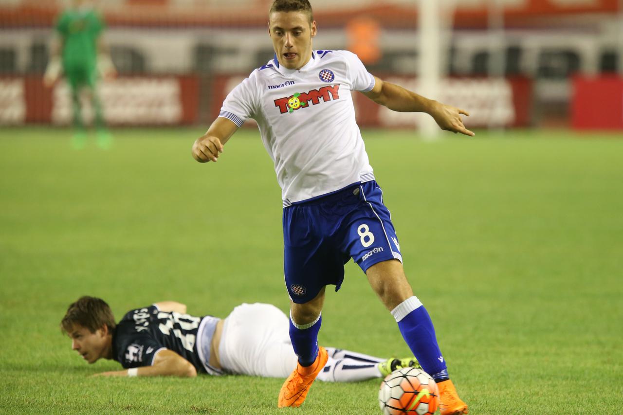 30.07.2015., stadion Poljud, Split - Prva utakmica treceg pretkola Lige Prvaka, HNK Hajduk - Stromsgodset IF. Nikola Vlasic.  Photo: Ivo Cagalj/PIXSELL