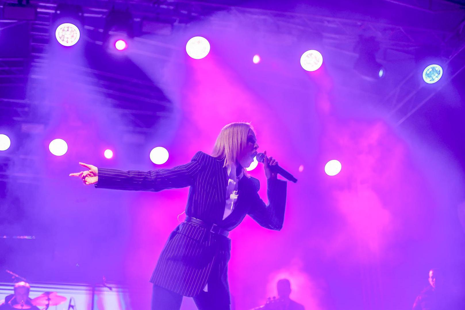 Splićanka je s publikom pjevala svoje brojne hitove te oduševila sve okupljene.