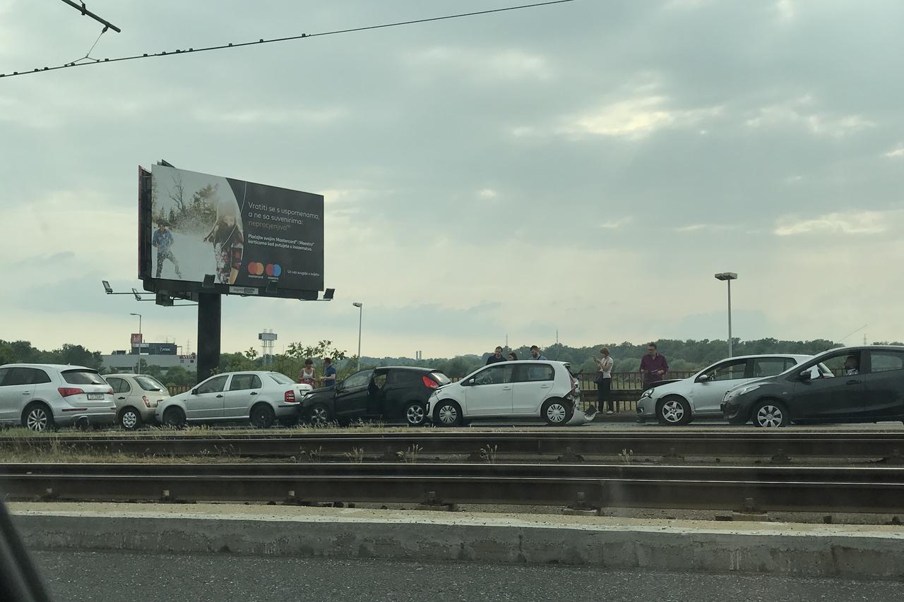 Lančani sudar u Zagrebu