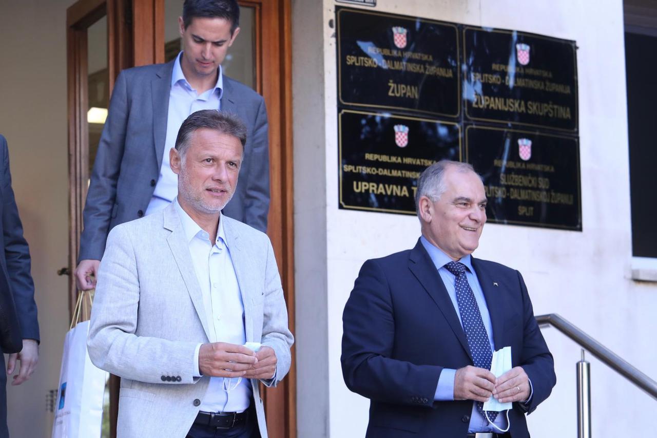 Split: Gordan Jandroković sastao se sa županom Blaženkom Bobanom i suradnicima