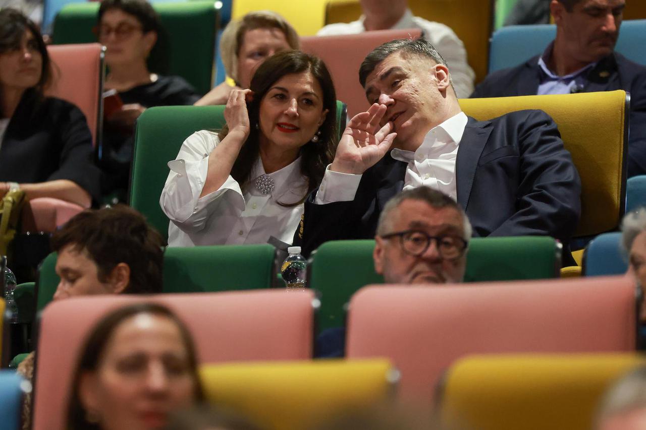 Zagreb: Predsjednik Milanović sa suprugom na otvorenju ZagrebDoxa 2026. i projekciji filma "Sintetičko suosjećanje"