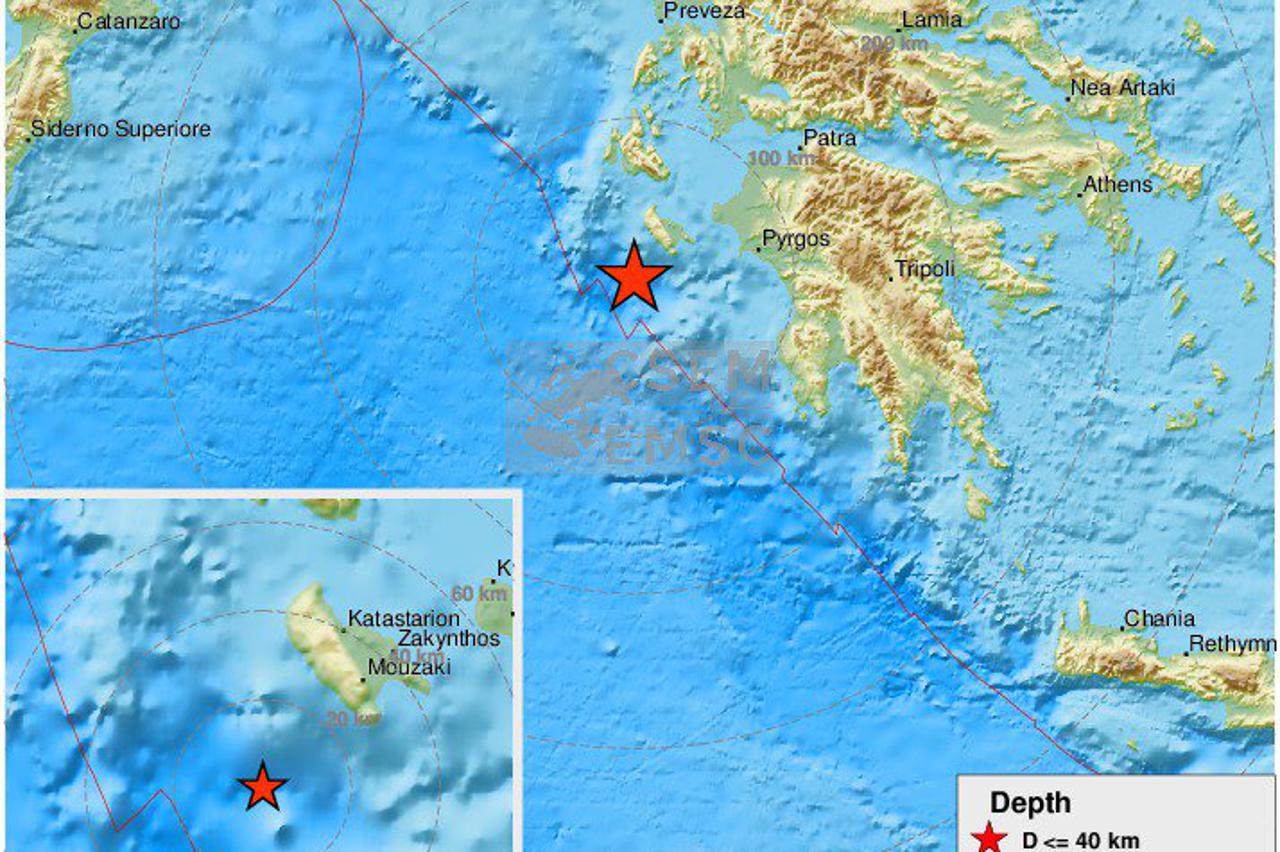 Potres u Grčkoj