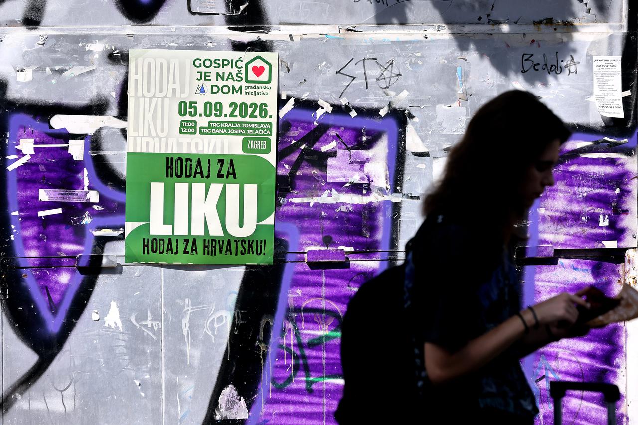 Zagreb: Sutra je prosvjed "Hodaj za Liku"