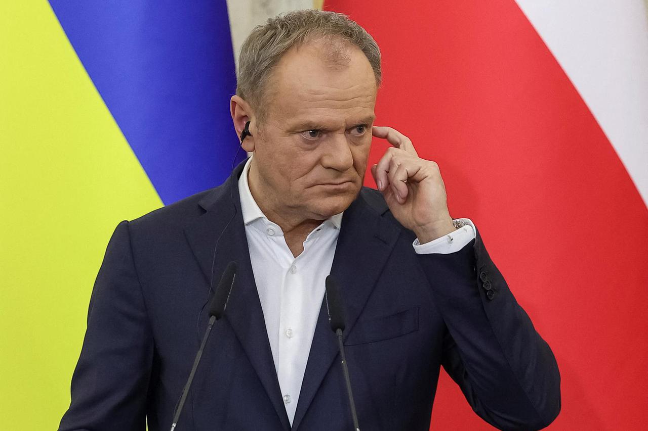 Polish Prime Minister Donald Tusk visit Lviv