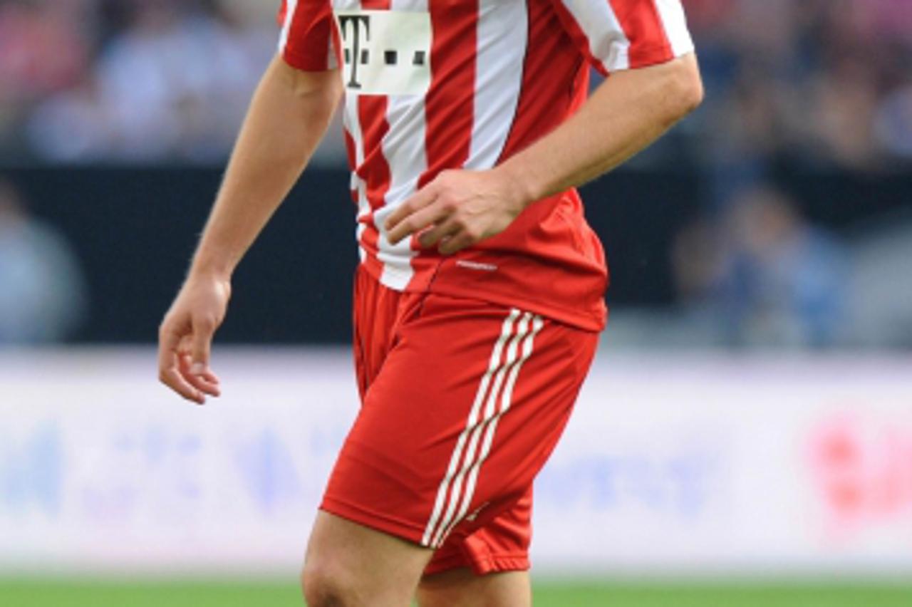 'FILES - Picture taken on August 7, 2010 shows Bayern Munich\'s Croatian striker Ivica Olic walking over the pitch during the German football Super Cup final between German first division Bundesliga f
