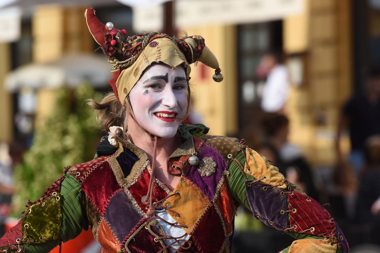 24.08.2016., Varazdin- 6. dan Spancirfesta- nastup ulicnih performera Jesters. Photo: Vjeran Zganec Rogulja/PIXSELL