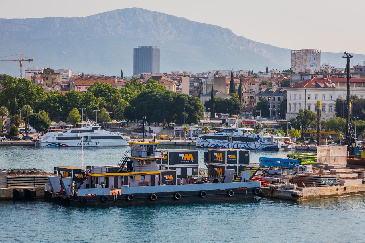 Split:  Radovi na rekonstrukciji i proširenju Gata Sv. Petra u Trajektnoj luci