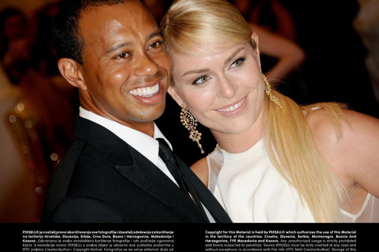 'Tiger Woods and Lindsey Vonn attend the \'Punk: Chaos to Couture\' Costume Institute Benefit Met Gala at the Metropolitan Museum of Art in New York, NY on May 6, 2013.Photo: Press Association/PIXSELL