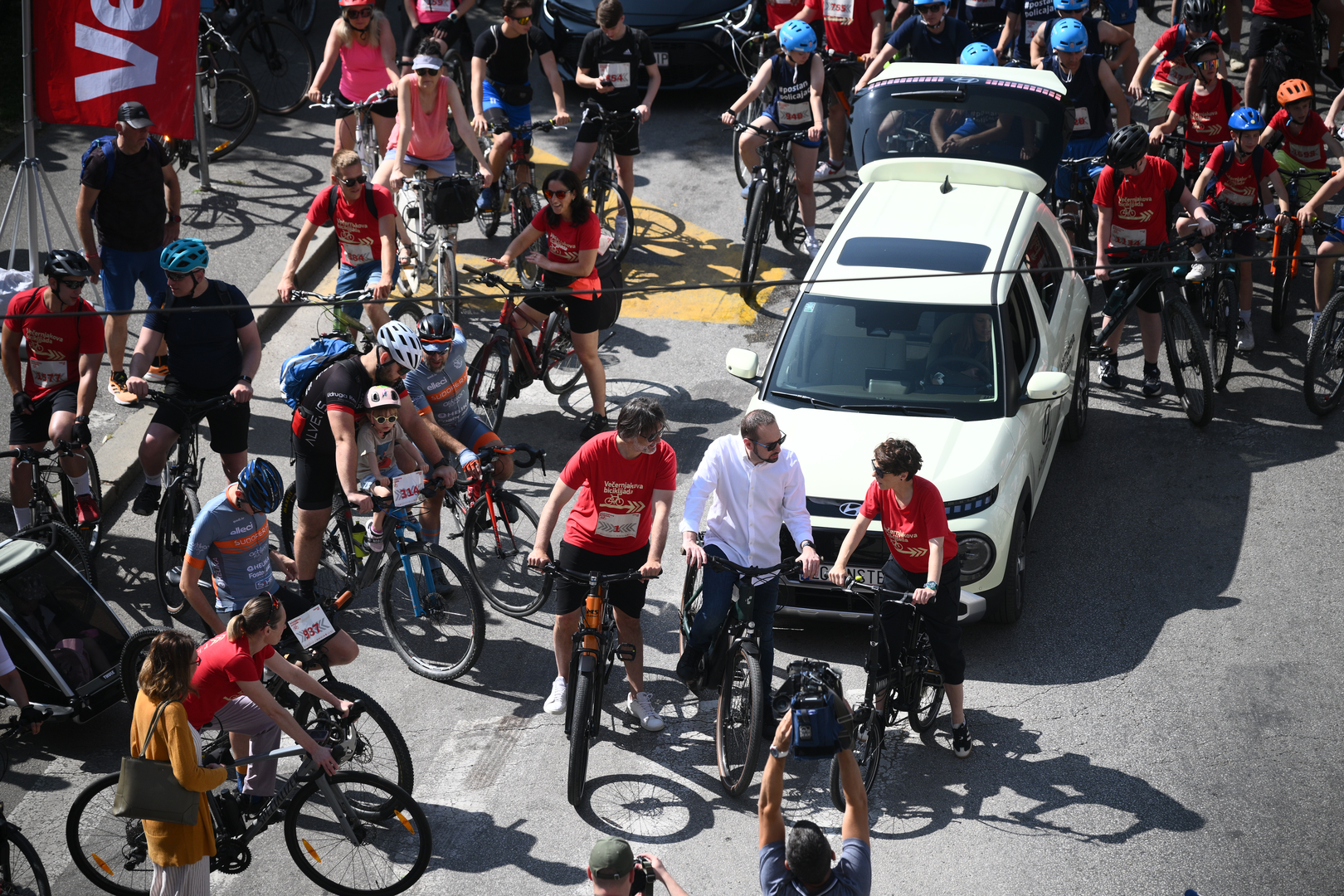 07.06.2025., Zagreb - Start 43. Vecernjakove biciklijade s Trga dr. Franje Tudjmana.  Photo: Davor Puklavec/PIXSELL