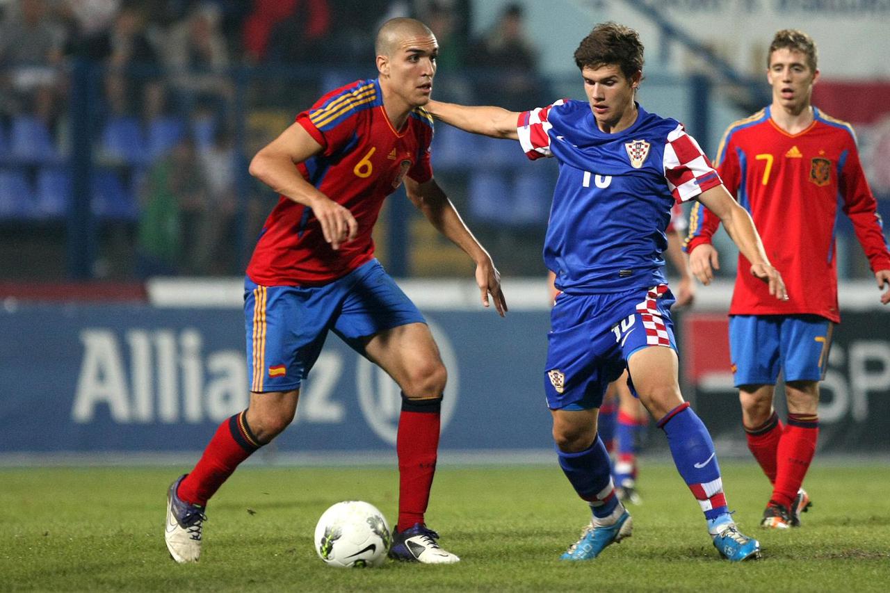 Osijek: Kvalifikacijska utakmica U-21 za EURO 2013., Hrvatska - Španjolska