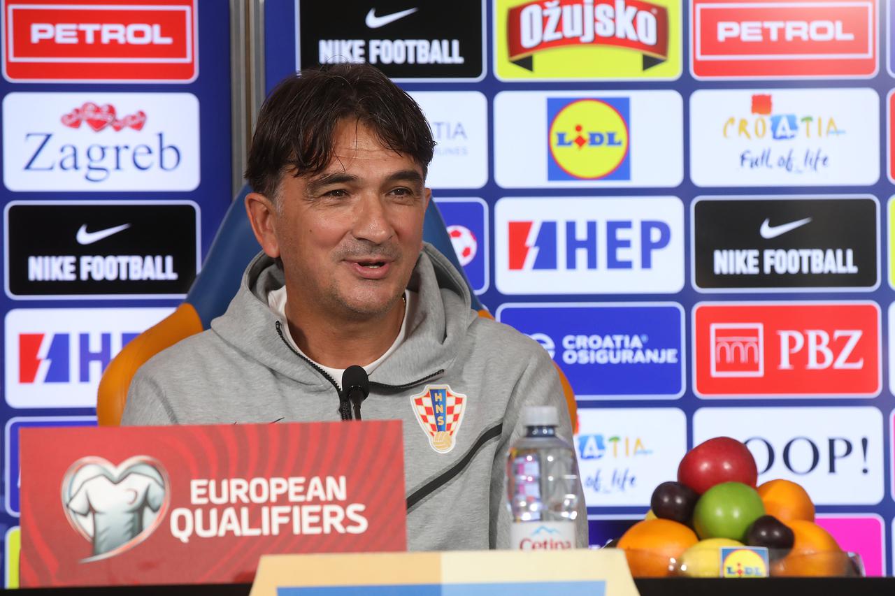 Varaždin: Konferencija za medije reprezentacije Hrvatske uoči kvalifikacijske utakmice za SP protiv Gibraltara
