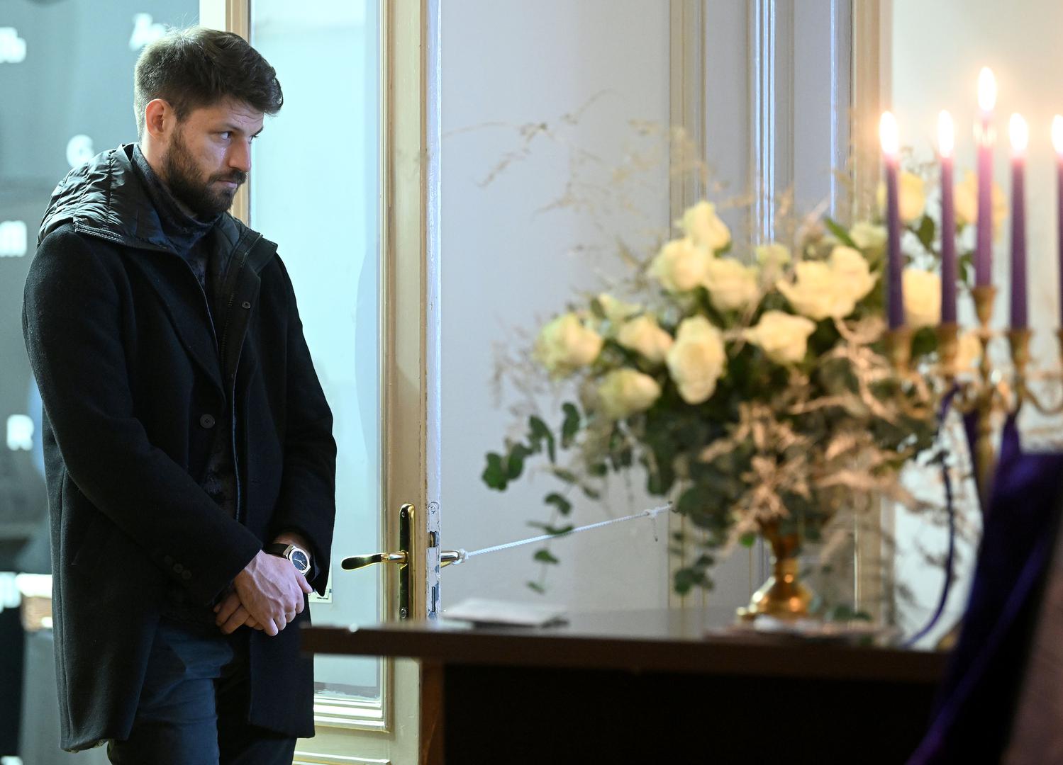 05.01.2024., Zagreb - Komemoracija za pokojnog Juricu Popovica odrzala se u Klubu knjizevnika. Bruno Petkovic Photo: Marko Lukunic/PIXSELL