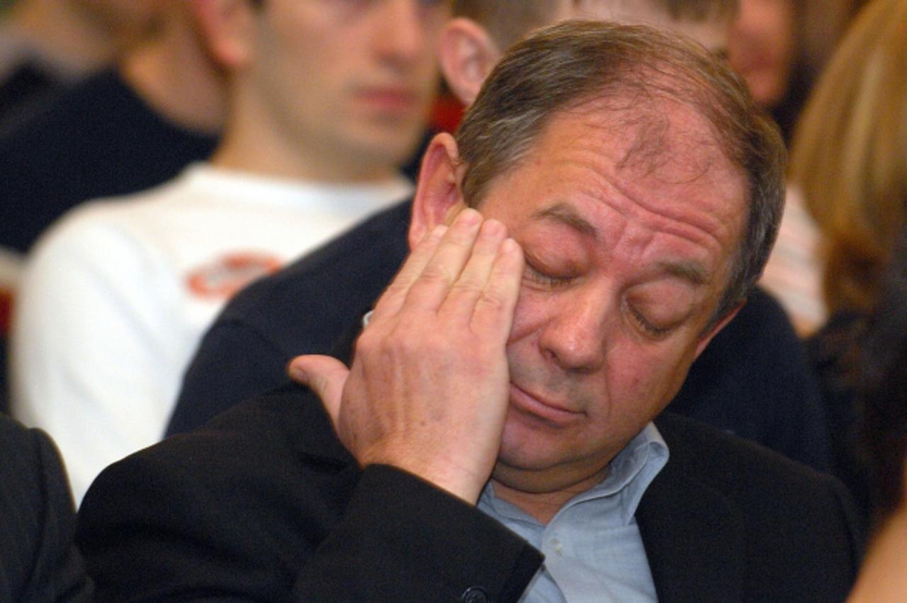 '14.01.2007., Zagreb - Tomislav Mercep na dodjeli stipendija djeci branitelja. Photo: Patrik Macek/PIXSELL'