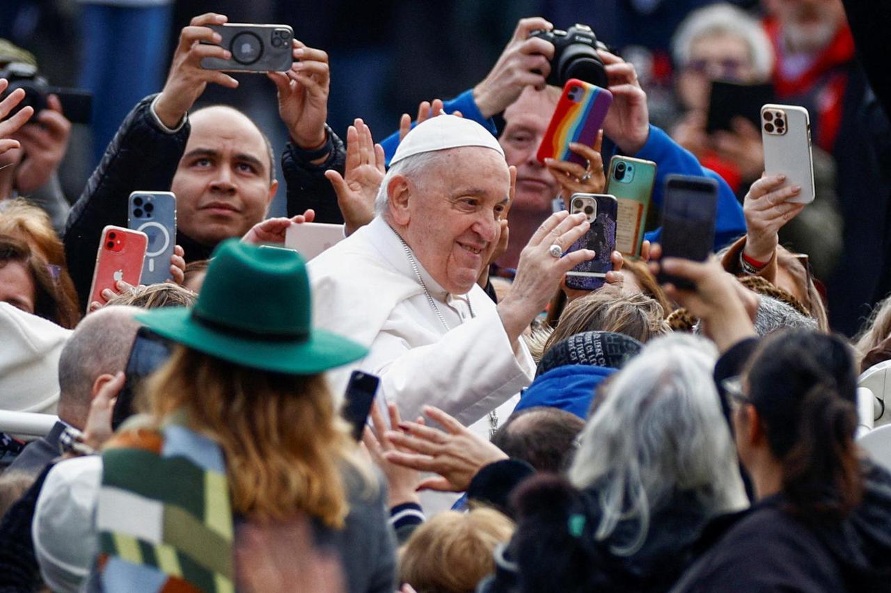 Pope Francis holds weekly audience
