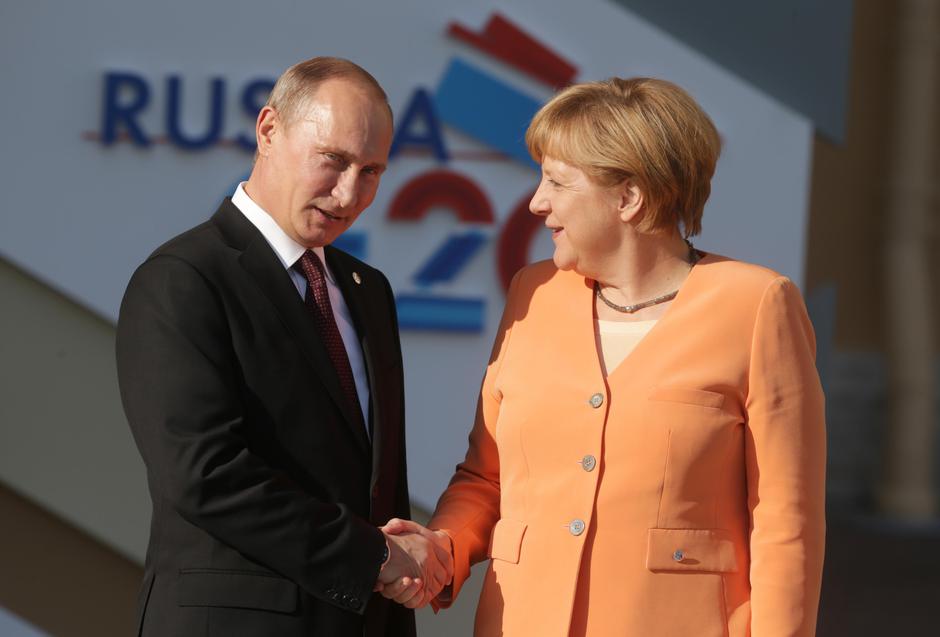 Putin i Merkel