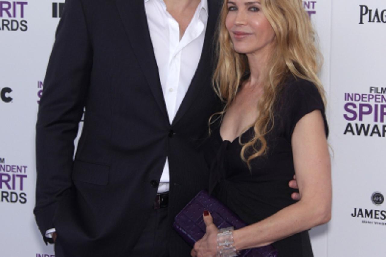 'Gorab Visnjic and guest attending the Independent Spirit Awards held at tent on the beach in Santa Monica, California, USA. Photo: Press Association/Pixsell'