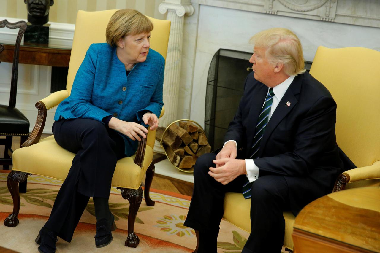 Trump Merkel