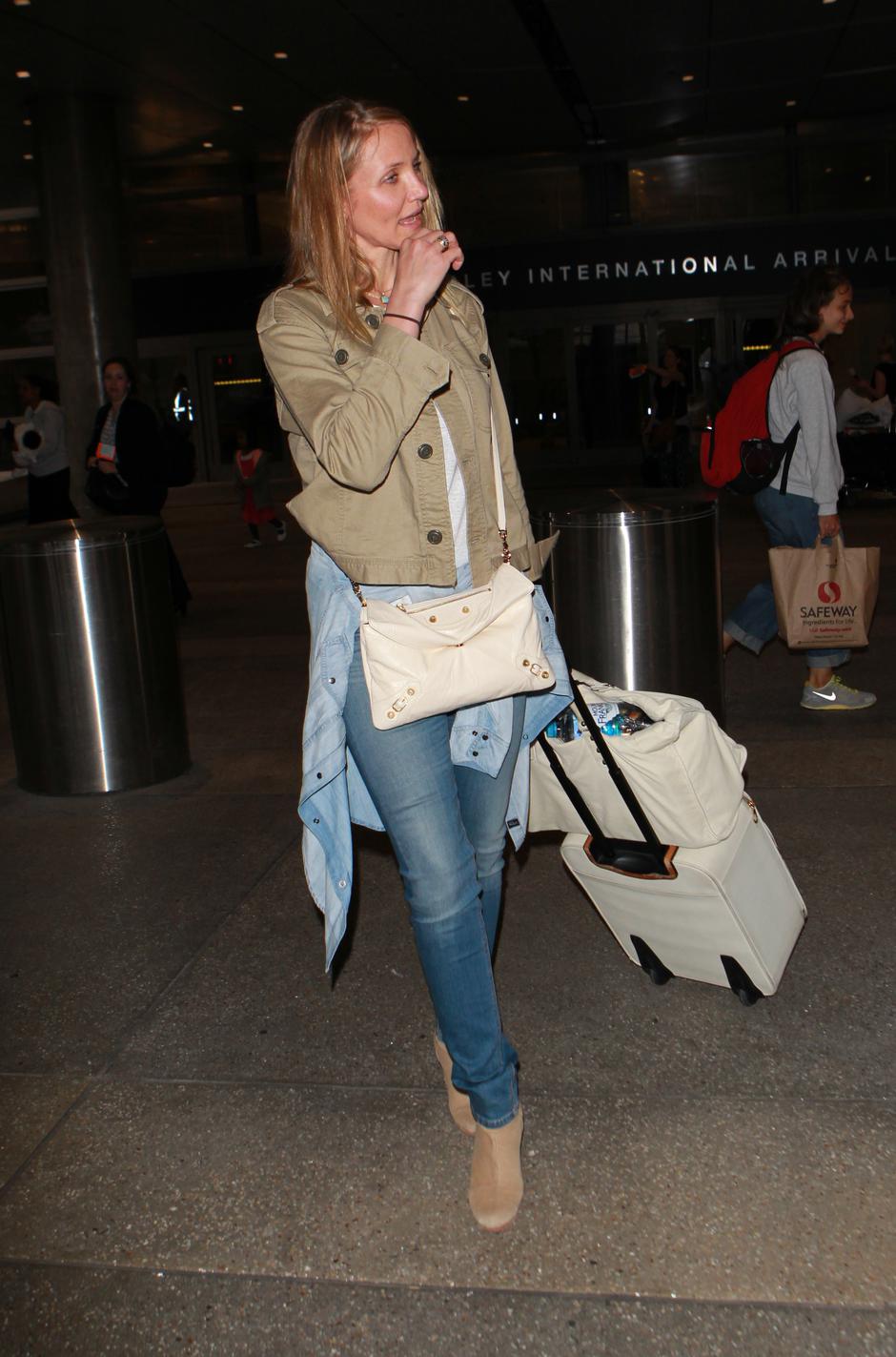 LA: Cameron Diaz i Benji Madden na LAX-u