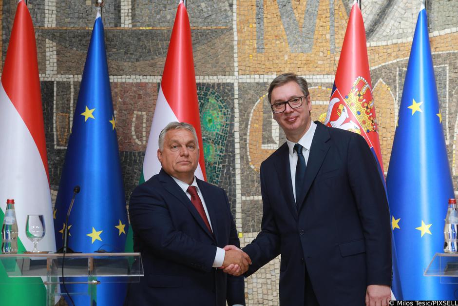 Beograd: Aleksandar Vučić i premijer Mađarske Viktor Orban održali konferenciju za medije 