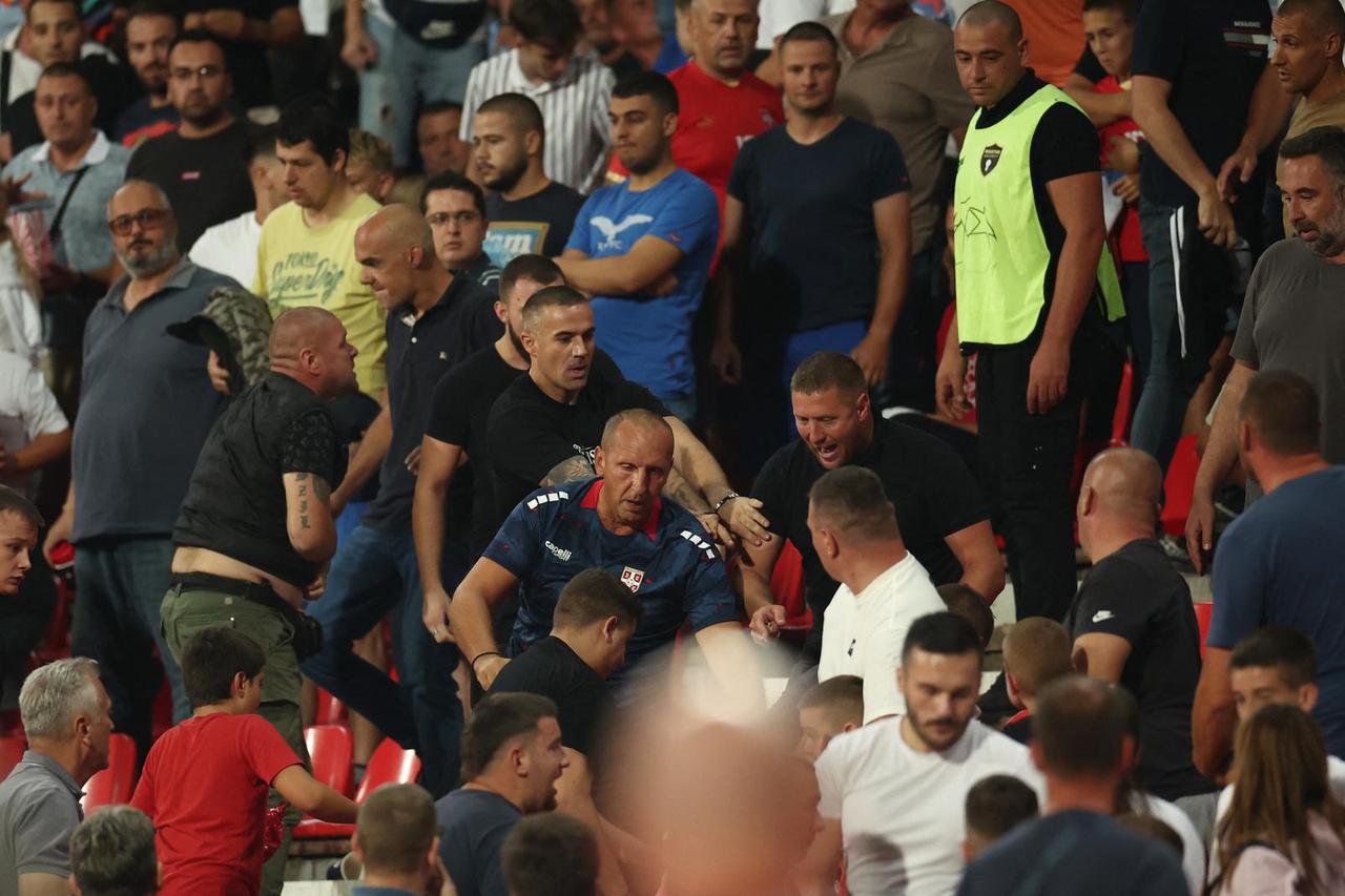 World Cup - UEFA Qualifiers - Group K - Serbia v England