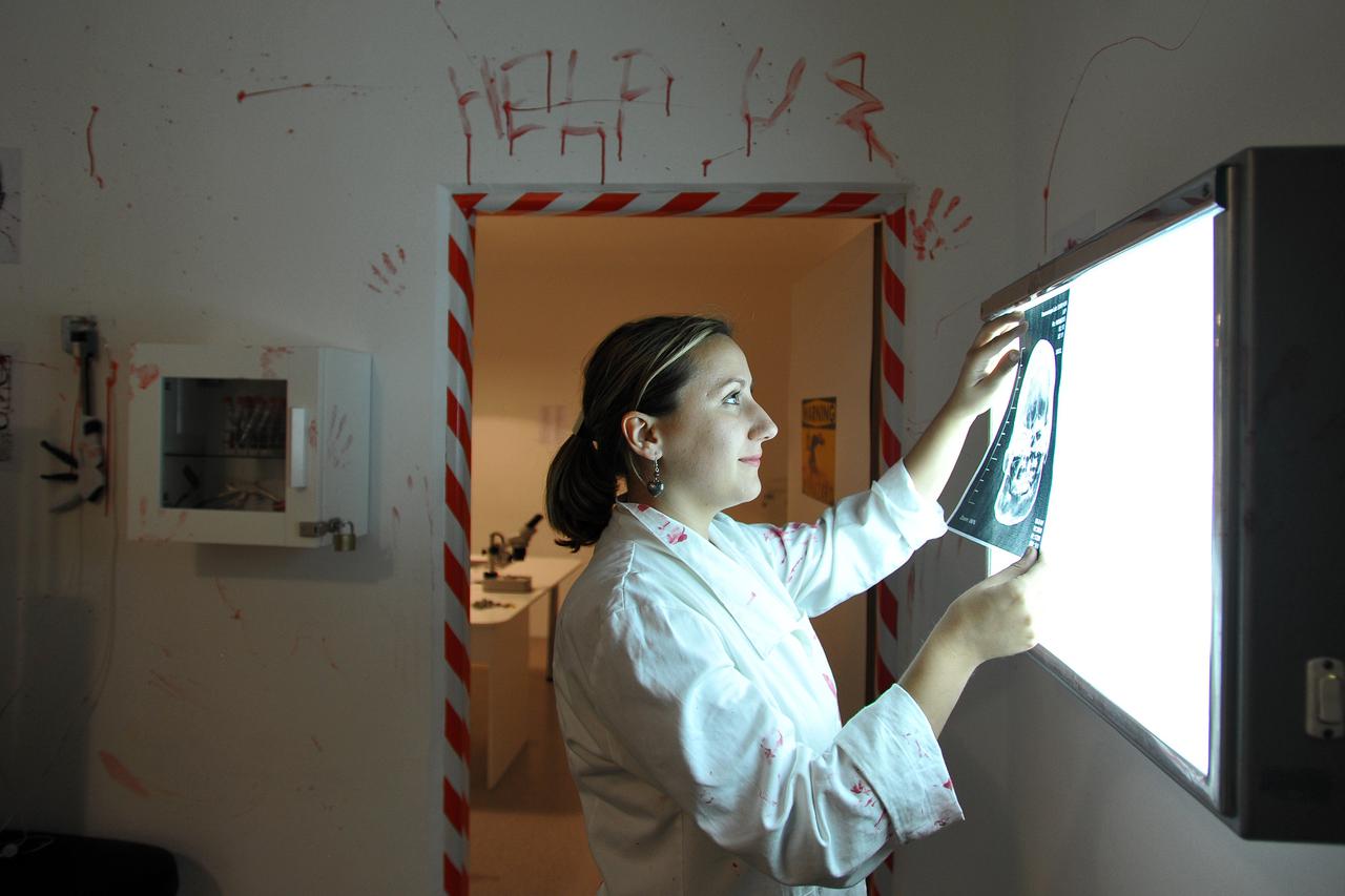08.07.2015., Zagreb - Fransiza Roomescape ima novu sobu za igru na temu zombija koju vodi Renata Matosin.  Photo: Nina Djurdjevic/PIXSELL