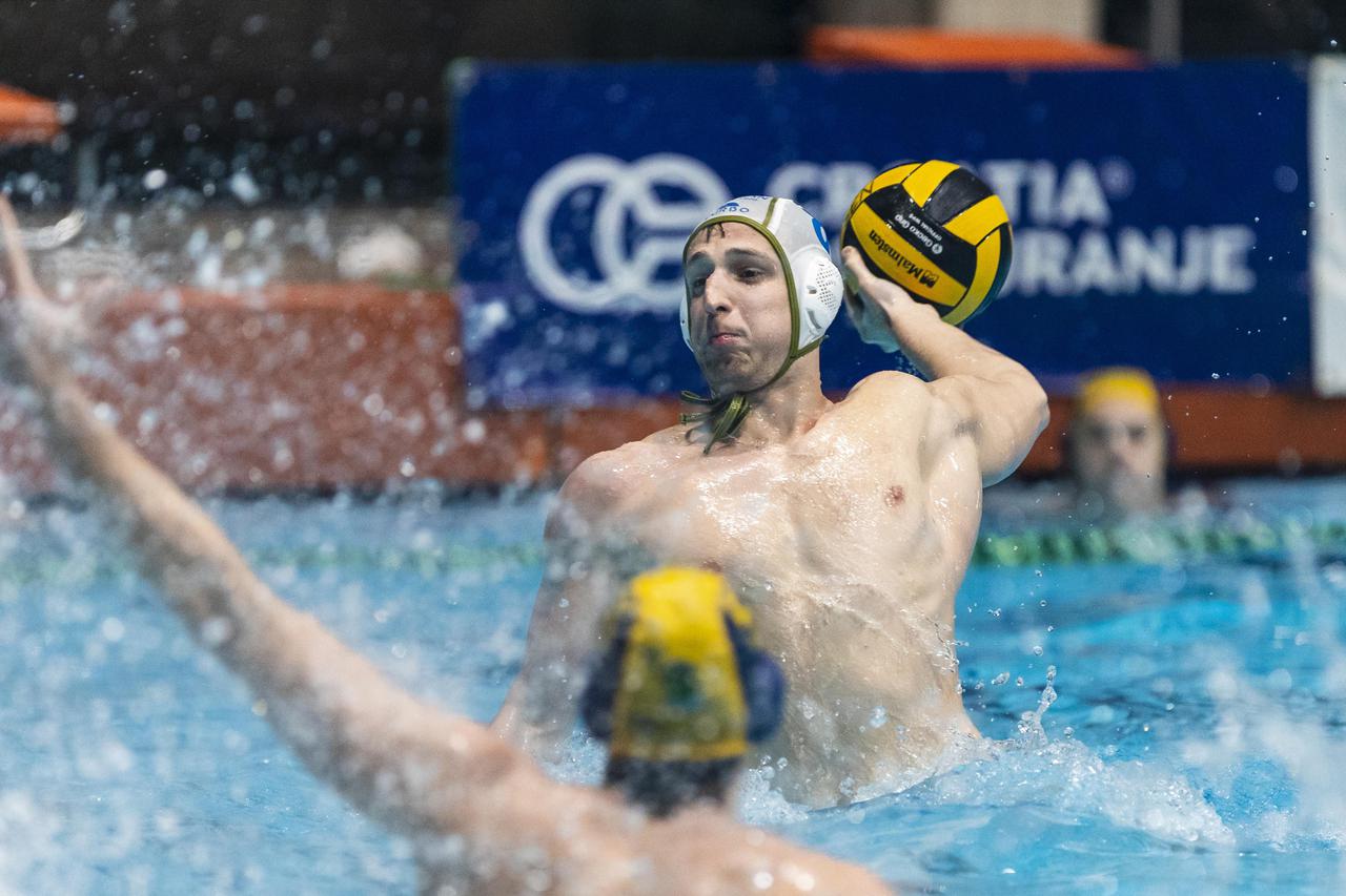 Split: Utakmica 13. kola Hrvatske vaterpolske lige između Jadrana i Mladosti