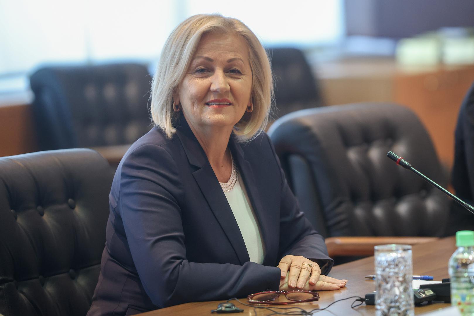 01.11.2023., Sarajevo, Bosna i Hercegovina - Predsjedavajuca Vijeca ministara BiH Borjana Kristo sastala se sa predsjednicom Europske komisije Ursulom von der Leyen. Photo: Armin Durgut/PIXSELL