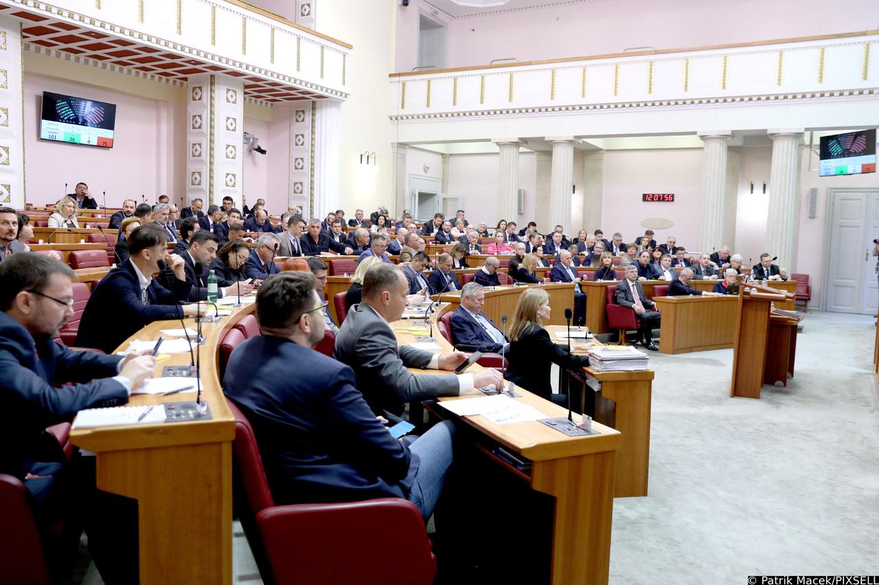 Zagreb: Sabor glasovanjem zavrsio 12. sjednicu