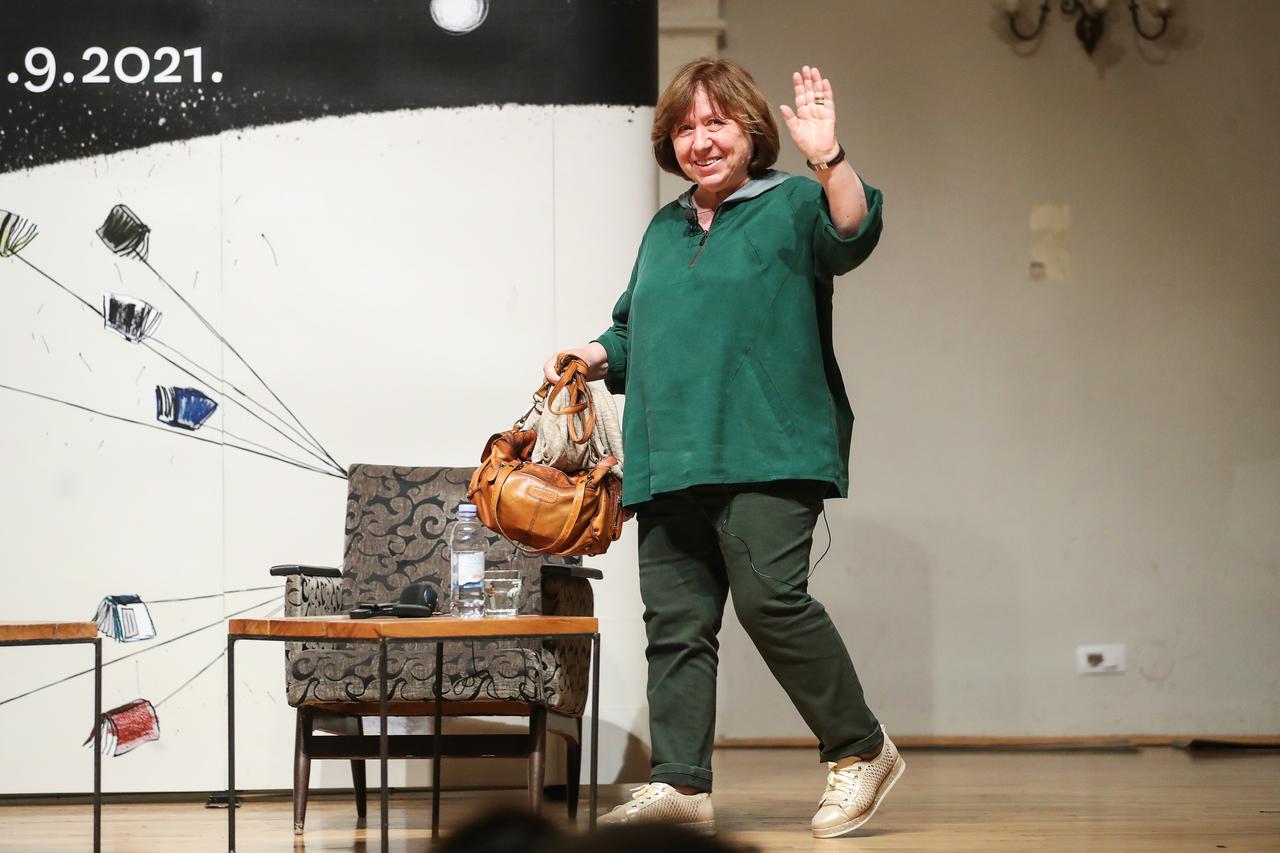Zagreb: Svetlana Aleksijevič gostovala na Festivalu svjetske književnosti