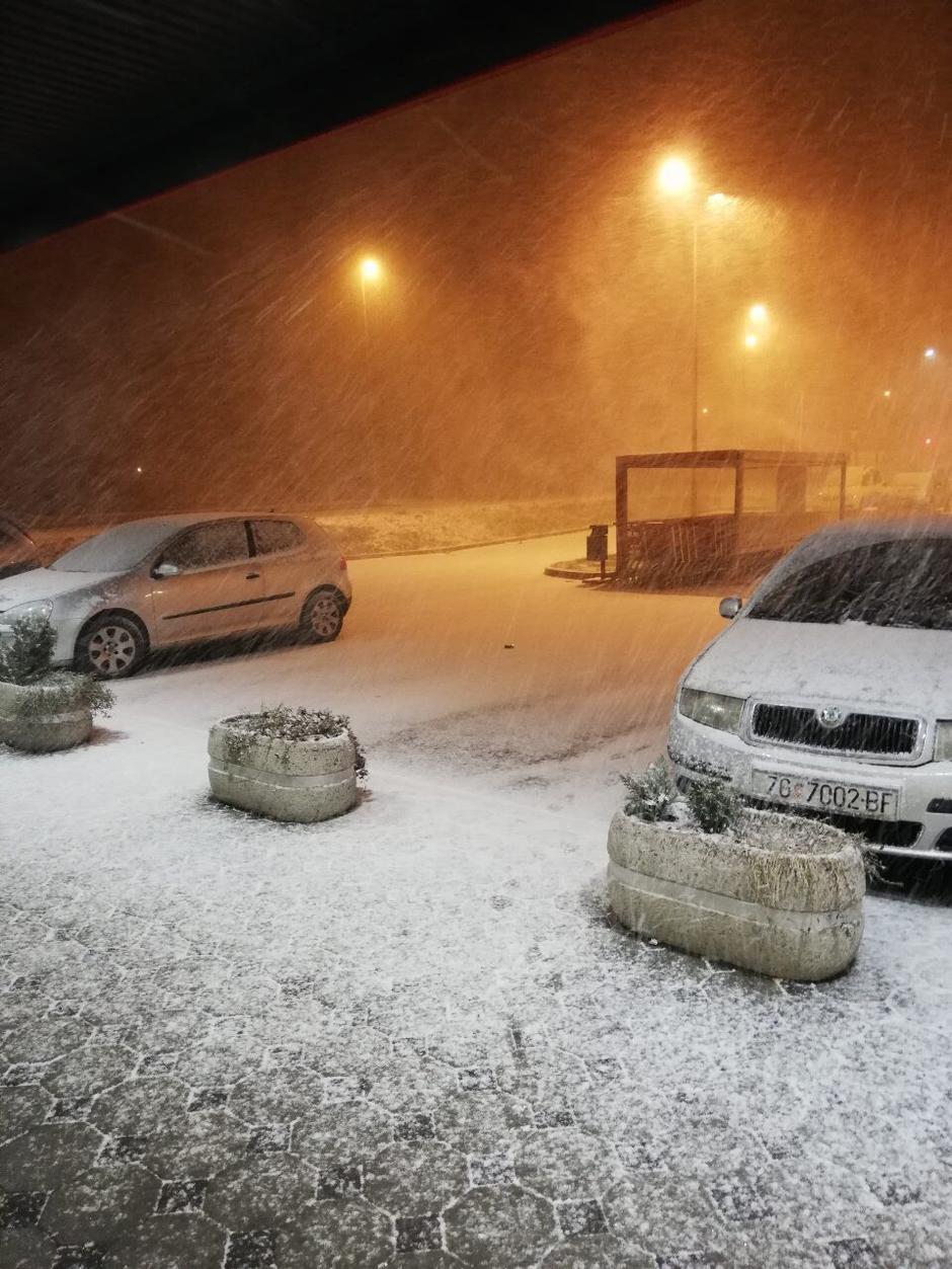 Snijeg u Zagrebu i okolici