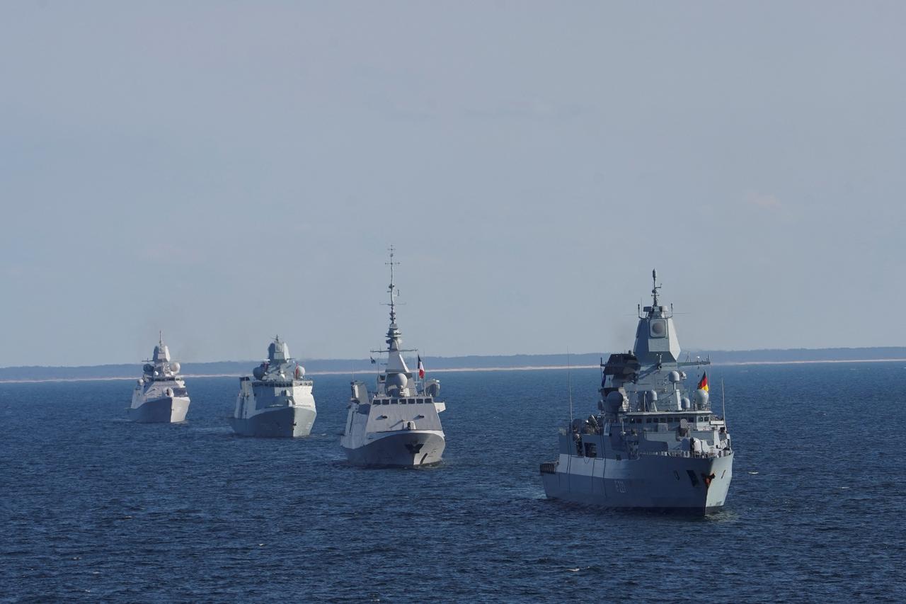 FILE PHOTO: NATO naval exercise Northern Coasts 2023 in the Baltic Sea