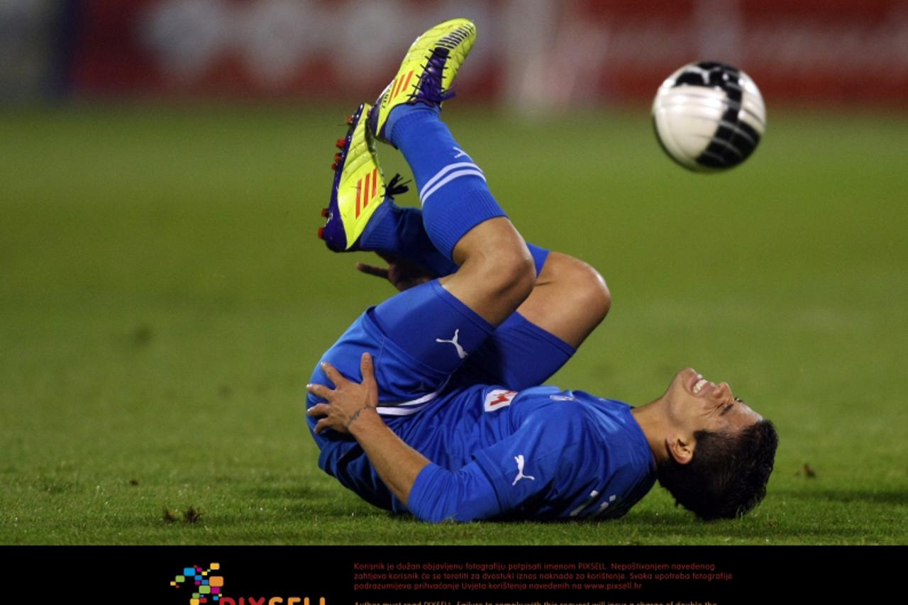 '22.10.2011., Maksimirska 128, stadion u Maksimiru, Zagreb - MAXtv 1. HNL, 12. kolo, GNK Dinamo Zagreb - HNK Rijeka. Luis Ibanez. Photo: Sanjin Strukic/PIXSELL'