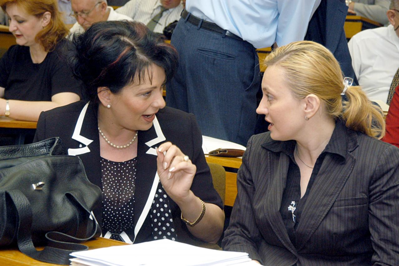 \'05.04.2011., Sisak - Do prije nekoliko godina zupanica Lovric Merzel i Marijana Petir bile su suradnice.(ARHIVA) Photo:Nikola Cutuk/PIXSELL\'