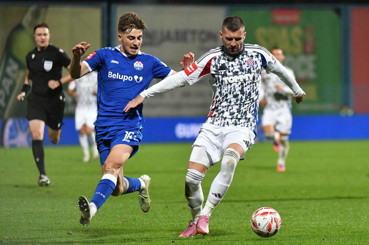 Koprivnica: NK Slaven Belupo i HNK Hajduk sastali se u 12. kolu Prve HNL