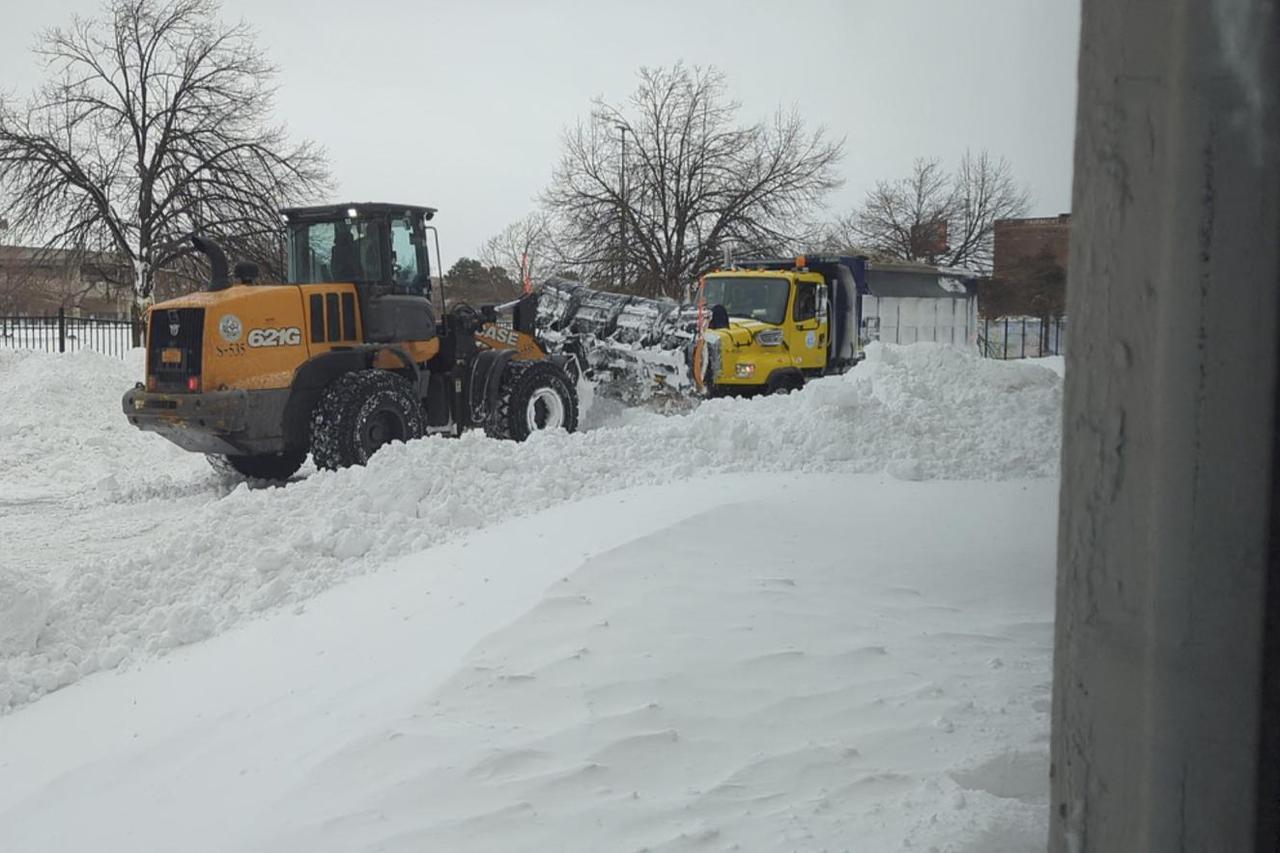 Winter storm hits Buffalo, New York