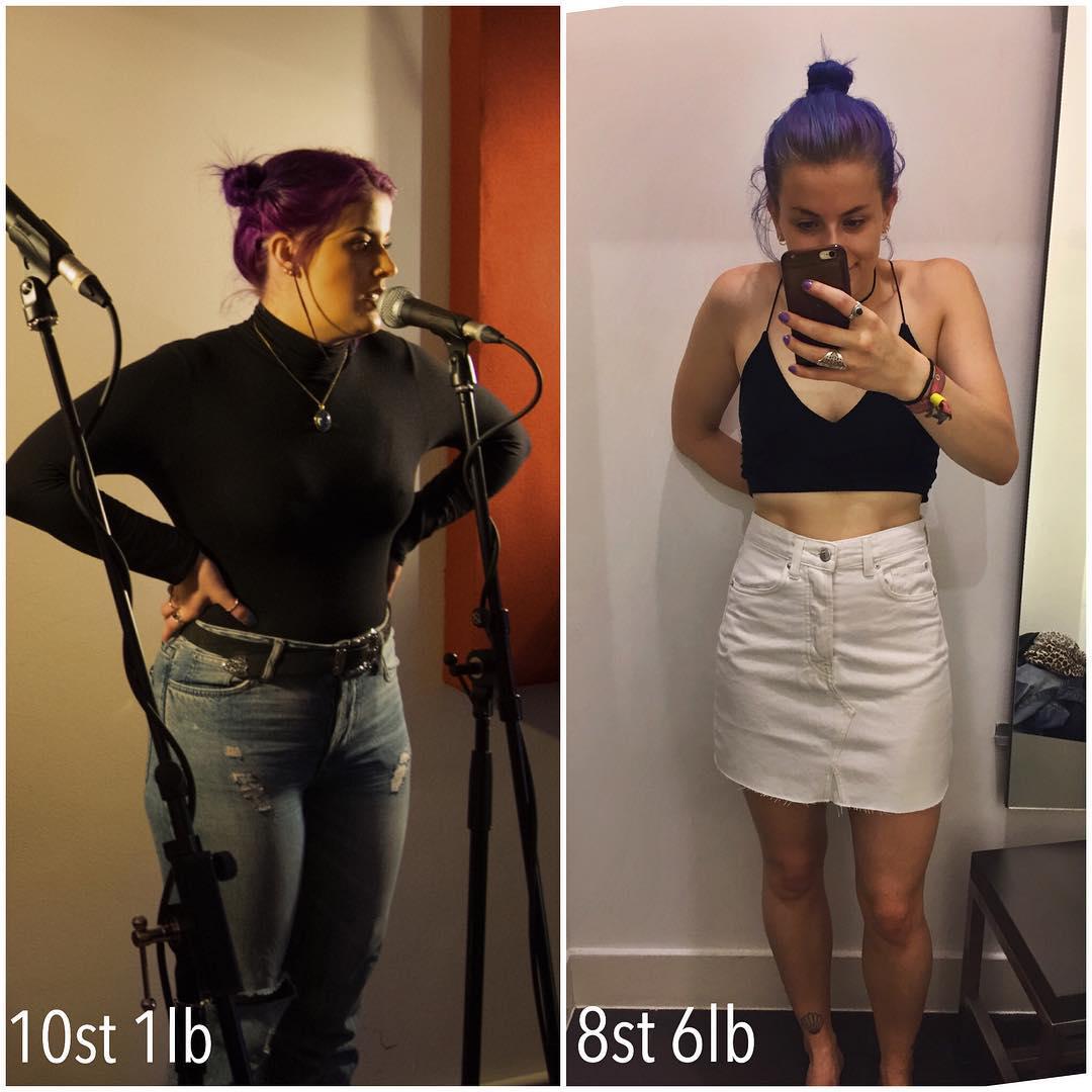 Tijekom te veze Scarlett se poprilično udebljala, a jela je uglavnom prženu i brzu hranu, slatko i čokoladu.