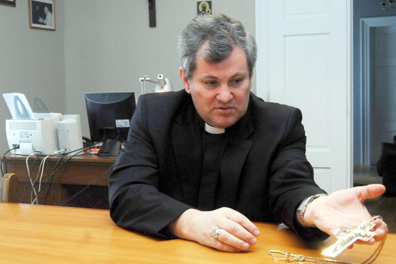 'sisak - 11.03.2010., Sisak - Sisacki biskup msgr.Vlado Kosic. Photo:Nikola Cutuk/PIXSELL'