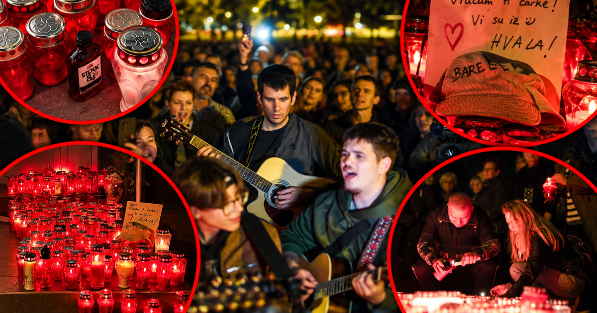 FOTO Nesvakidašnji predmeti osvanuli uz lampione ispred Baretove zgrade: Alkoholno piće, cigarete, kava...