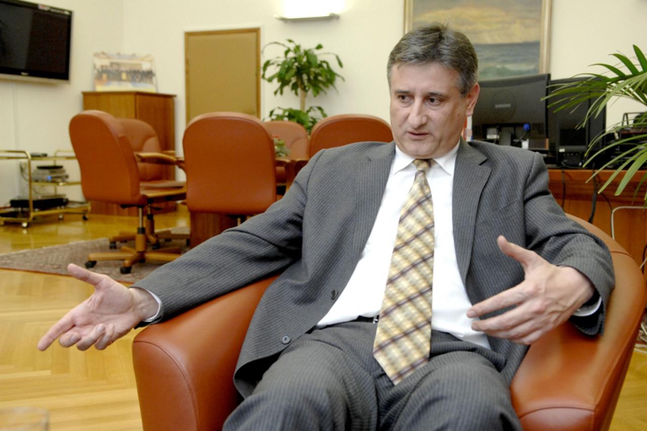 'obz.. Zagreb ...10.12..2008. tomislav karamarko,ministar unutrasnjih poslova republike hrvatske Photo: Boris Scitar/Vecernji list'