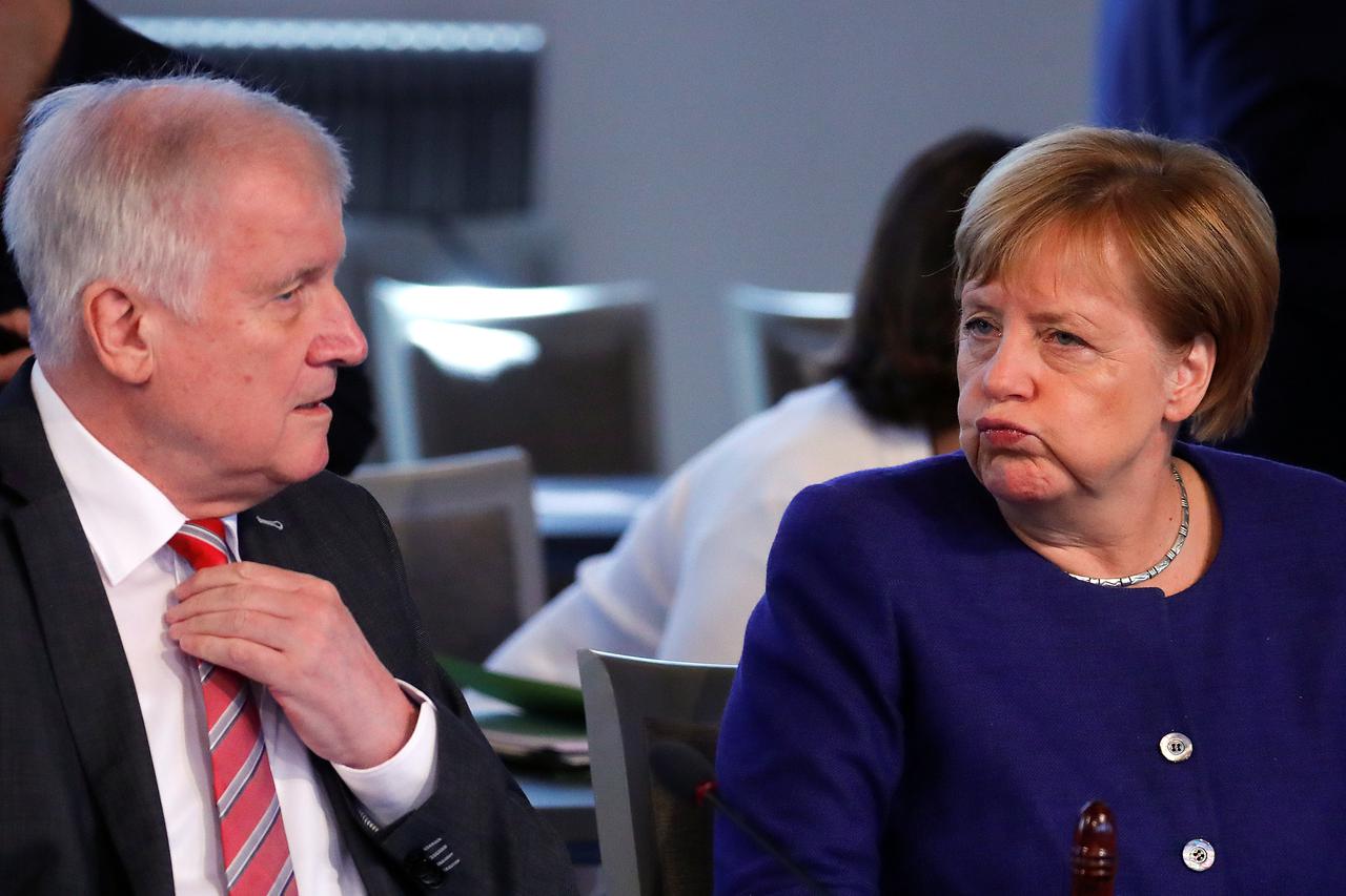 Angela Merkel i Horst Seehofer