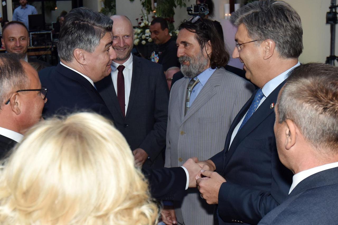 Varaždin: Milanović i Plenković na svečanoj sjednici Varaždinske županije