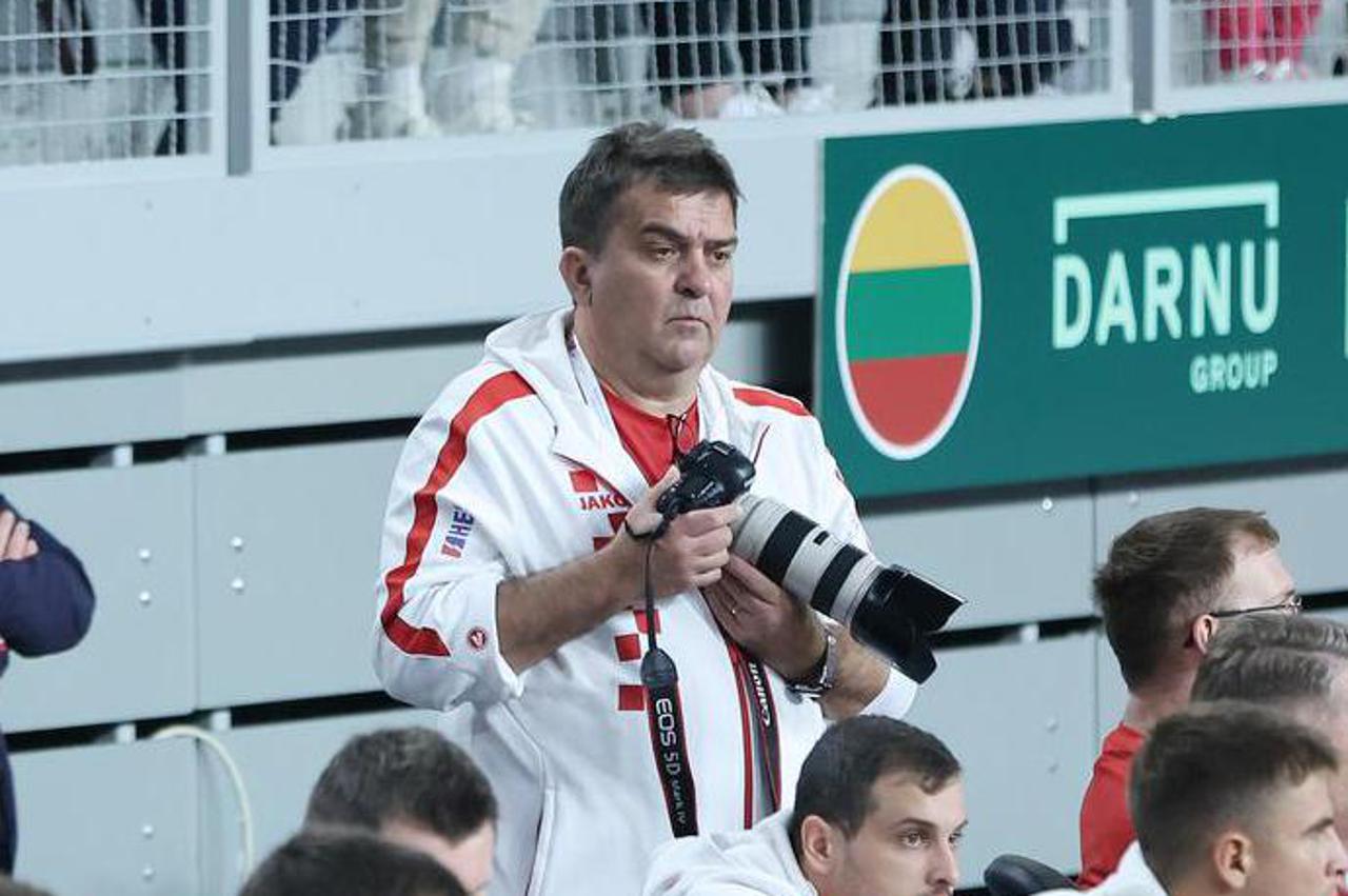 Varaždin: Meč parova u susretu Hrvatske i Litve u Davis cupu