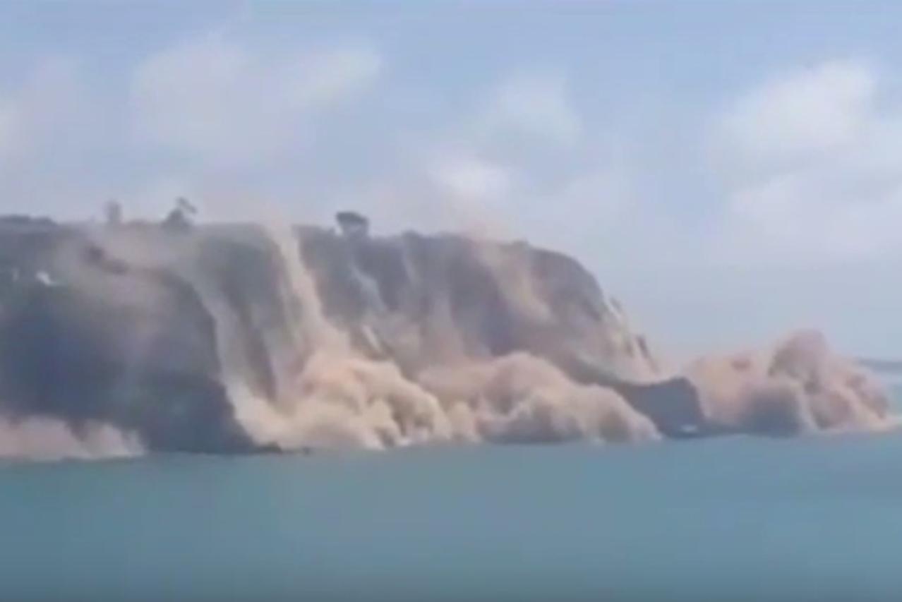 Odron brda u Novom Zelandu