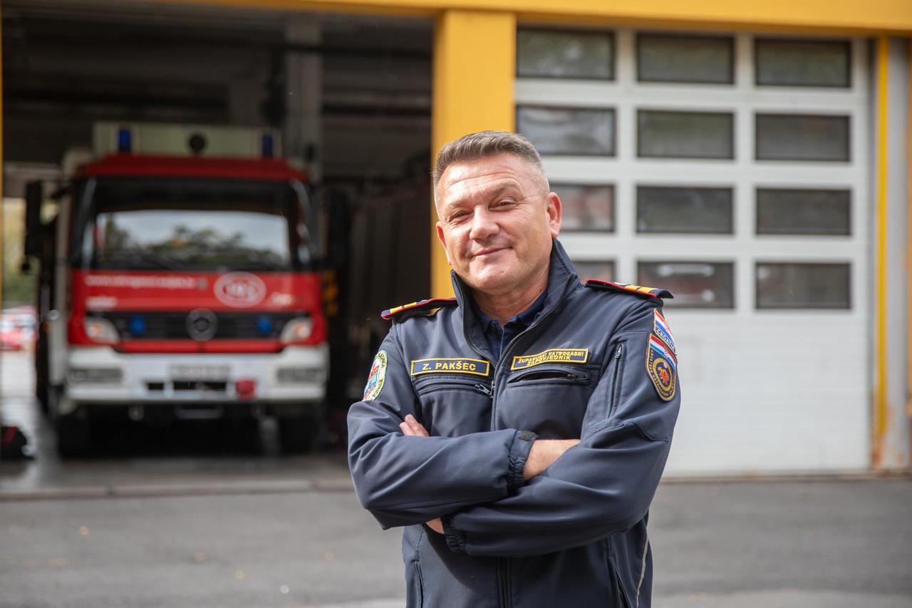 Osijek: Zoran Pakšec, zapovjednik Vatrogasne zajednice Osječko-baranjske županije